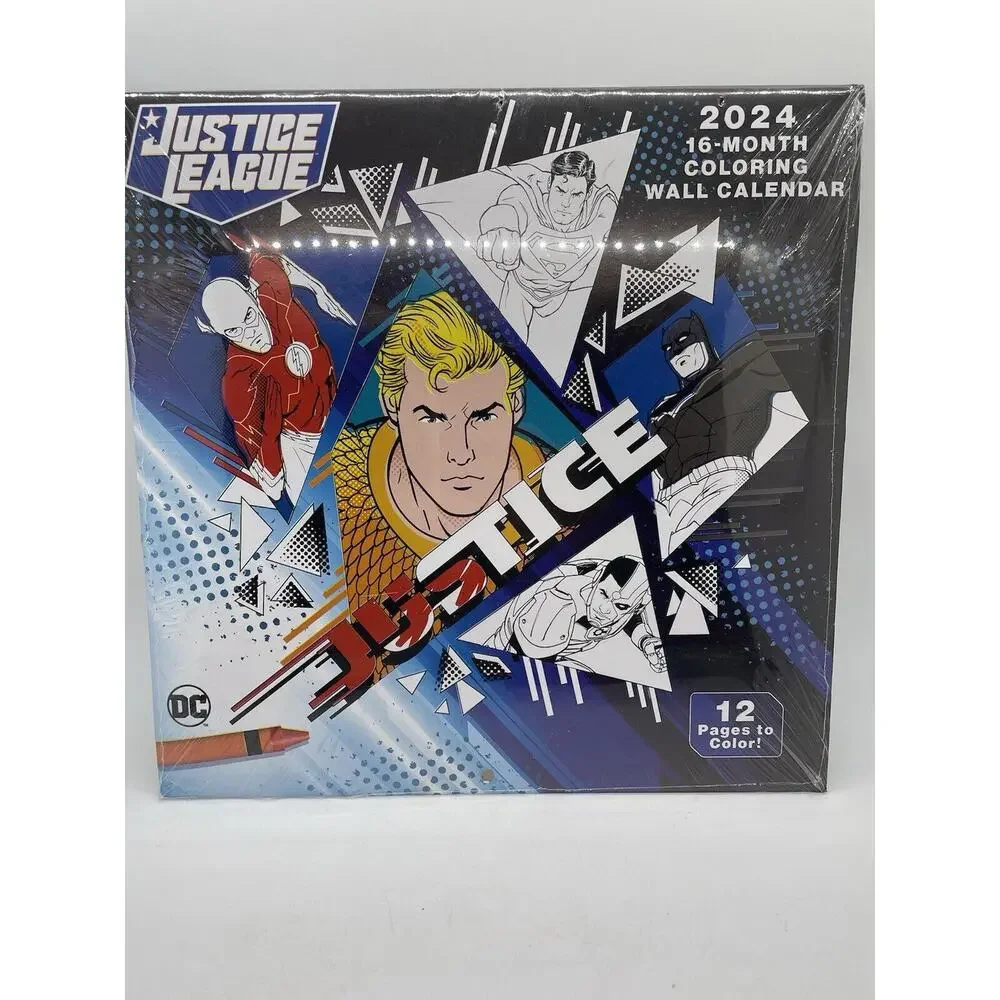 Justice League 2024 Wall Calendar 10